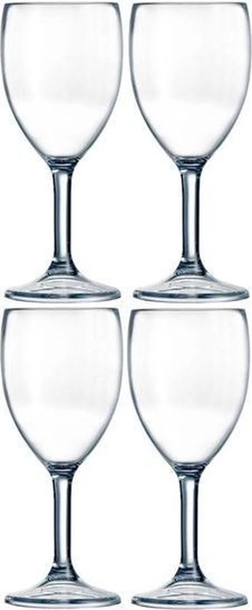 4x Arcoroc Outdoor Perfect Verre à Vin SAN Plastique Dur 300 Ml - Verres De Camping / Pique-nique Incassables 1 4x Arcoroc Outdoor Perfect Verre à Vin SAN Plastique Dur 300 Ml - Verres De Camping / Pique-nique Incassables