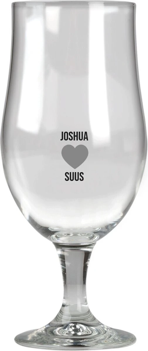 Verre à Bière Avec Naam Avec Deux Noms Et Coeur - Verre à Bière Gravé - Verre à Bière Gravé - Verre à Bière Imprimé - Verre à Bière Design 1 Verre à Bière Avec Naam Avec Deux Noms Et Coeur - Verre à Bière Gravé - Verre à Bière Gravé - Verre à Bière Imprimé - Verre à Bière Design