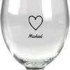 Verre à Bière Avec Naam Et Coeur Dessiné - Verre à Bière Gravé - Verre à Bière Gravé - Verre à Bière Imprimé - Verre à Bière Design