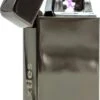 Briquet Plasma Electrique + Rechargeable USB - Résistant Au Vent Et Aux Tempêtes - Allume Feu D'artifice - Double Arc - Brûleur à Gaz - Allume Cigare - BBQ - Noir - Axties®