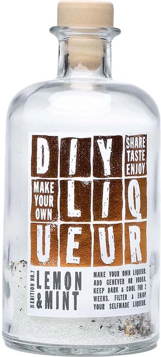 DIY Liqueur - Edition Lemon Mint - Faites Votre Eigen Délicieuse Liqueur De Citron Douce Et Fraîche 1 DIY Liqueur - Edition Lemon Mint - Faites Votre Eigen Délicieuse Liqueur De Citron Douce Et Fraîche