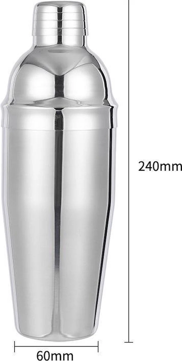 TDR - Ensemble De Shaker à Cocktail 12 Pièces - Acier Inoxydable 6 TDR - Ensemble De Shaker à Cocktail 12 Pièces - Acier Inoxydable – Image 6