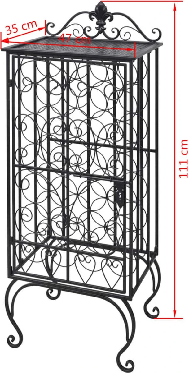 Prolenta Premium - Casier à Vin Pour 28 Bouteilles En Métal - Maison Et Jardin 8 Prolenta Premium - Casier à Vin Pour 28 Bouteilles En Métal - Maison Et Jardin – Image 8