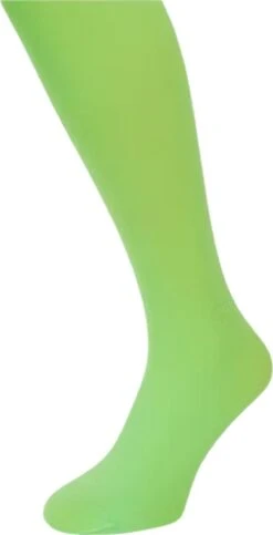 Collants - Vert Fluo - L / XL - 1 Pièce - 60 Den - Carnaval - Fête - Nylon - Fête - Collants De Fête