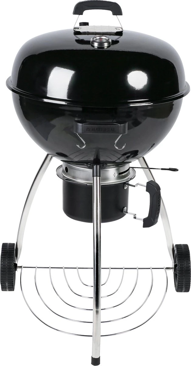 NATERIAL - Barbecue à Charbon PHOENIX BETA - 8 Personnes - Ø 57 Cm - H. 108 Cm - Acier émaillé - Zwart - Barbecue Boule 4 NATERIAL - Barbecue à Charbon PHOENIX BETA - 8 Personnes - Ø 57 Cm - H. 108 Cm - Acier émaillé - Zwart - Barbecue Boule – Image 4