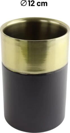 Refroidisseur à Vin Orange85 - Zwart - Or - Acier Inoxydable - Refroidisseur à Champagne 8 Refroidisseur à Vin Orange85 - Zwart - Or - Acier Inoxydable - Refroidisseur à Champagne -Cuisine Fournitures Magasin 635x1200 1