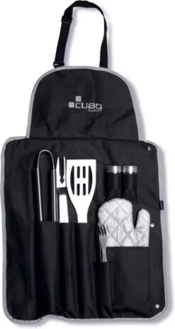 FRITEL Barbecue électrique/grill De Table BBQ 3256 + BERGHOFF Ensemble Barbecue 9 Pièces En Tablier Cubo Line 13 FRITEL Barbecue électrique/grill De Table BBQ 3256 + BERGHOFF Ensemble Barbecue 9 Pièces En Tablier Cubo Line -Cuisine Fournitures Magasin 637x1200