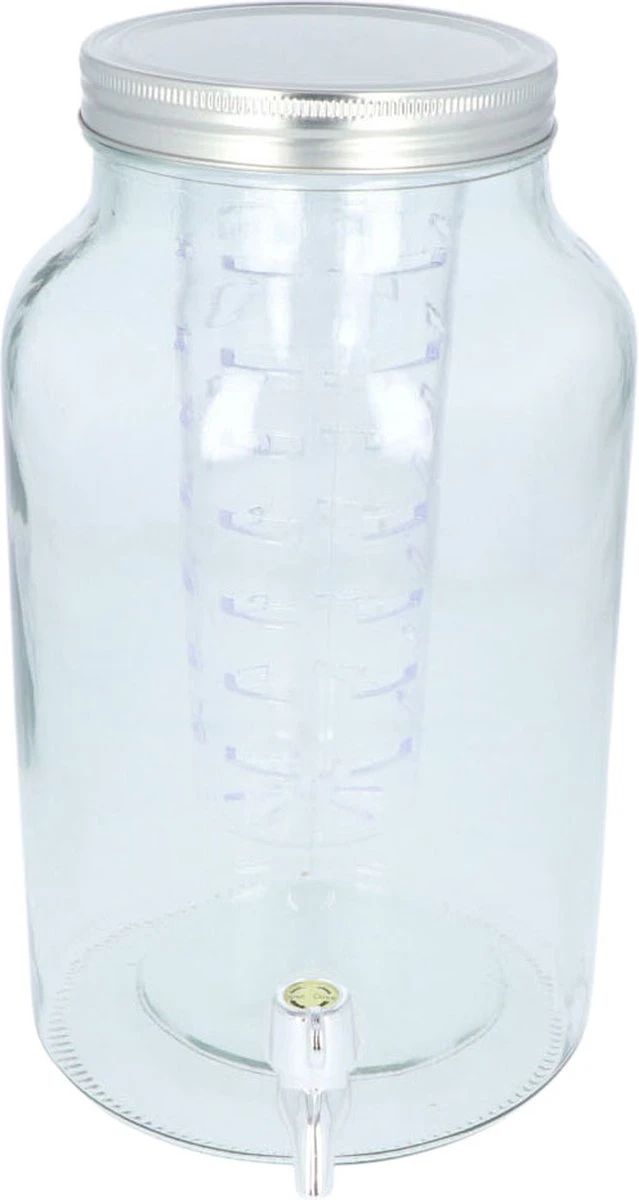 4goodz Distributeur De Linonade En Verres Avec Robinet Et Infuseur - 4 Litres 8 4goodz Distributeur De Linonade En Verres Avec Robinet Et Infuseur - 4 Litres – Image 8