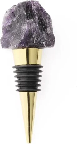 GG Kitchen - Bouchon à Vin - Bouchon à Champagne - Améthyste - Cristal