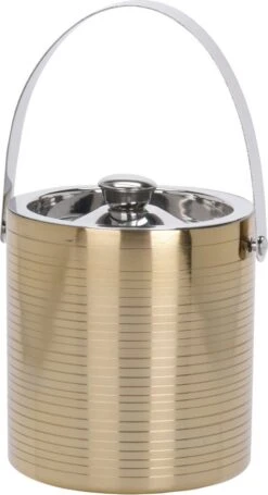 Seau à Champagne/seau à Glace Avec Cuillère à Glaçons - 1,7L - Or - D15 Cm -Cuisine Fournitures Magasin 651x1200 6