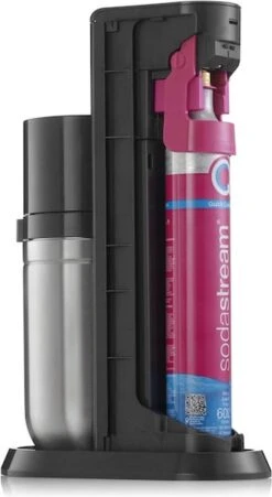 Sodastream - Terra Black Avec Bouteille De CO2, Bouteille De Remplissage En Plastique Et Pack D'échantillons Pepsi -Cuisine Fournitures Magasin 657x1200 2