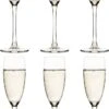 Verre à Champagne Libbey Endura - 185 Ml / 18,5 Cl - 6 Pièces - Passe Au Lave-vaisselle - Intemporel - Qualité Solide