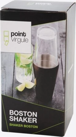 Point-Virgule - Boston Shaker - Acier Inoxydable Et Verre - Noir Métallique - 750ml 6 Point-Virgule - Boston Shaker - Acier Inoxydable Et Verre - Noir Métallique - 750ml -Cuisine Fournitures Magasin 667x1200 2