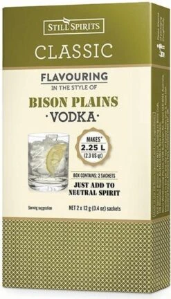 Faire Des Spiritueux Tranquilles Bison Vodka 2.25l