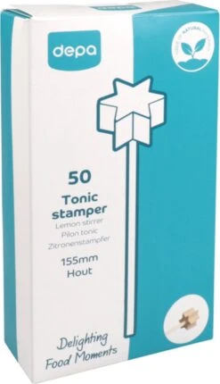 DEPA® Pilon/Bâton D'agitation | Étoile | 15,5 Cm | Bois | Naturel | 50 Pièces -Cuisine Fournitures Magasin 690x1200 1