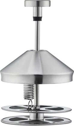 Silberthal - Mousseur à Lait - Mousseur à Lait Manuel - 400 Ml - Argent - Acier Inoxydable - Mousseur à Lait - Cadeau -Cuisine Fournitures Magasin 707x1200