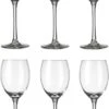 Set De 12 Verres à Vin Pour Vin Blanc 250 Ml Plaza - 25 Cl - Boire Du Vin - Verres à Vin En Verre