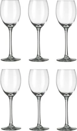 Set De 12 Verres à Vin Pour Vin Blanc 250 Ml Plaza - 25 Cl - Boire Du Vin - Verres à Vin En Verre