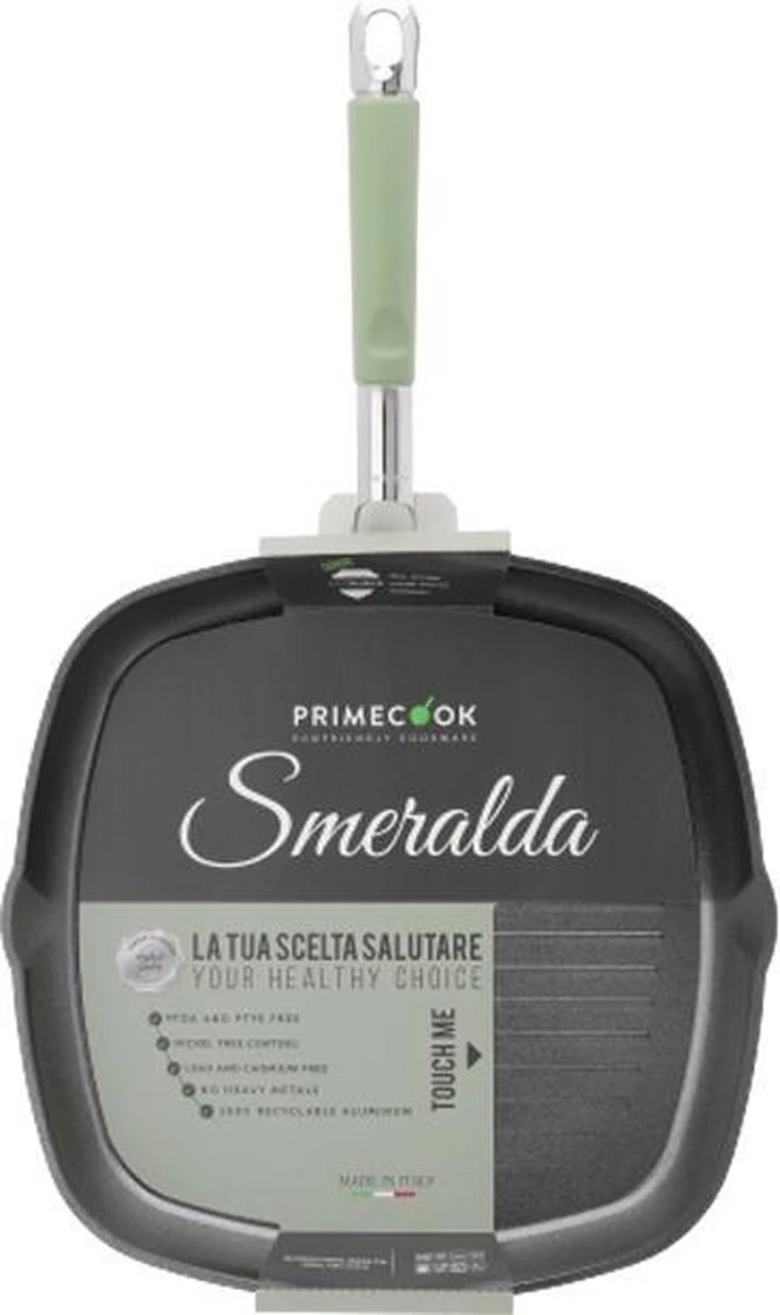 Primecook - Poêle à Griller - 28 X 28 Cm - Sans PFAS - Induction - Revêtement Antiadhésif Ecoshield Sûr Et Résistant à L'usure 4 Primecook - Poêle à Griller - 28 X 28 Cm - Sans PFAS - Induction - Revêtement Antiadhésif Ecoshield Sûr Et Résistant à L'usure – Image 4