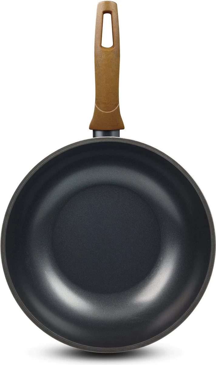 Flonal Diversa - Poêle Wok - Ø28 Cm - 100% Aluminium Recyclé - Sans PFOA - Poignée Ergonomique - Revêtement Antiadhésif MagmaTech Plus - Convient à Toutes Les Sources De Chaleur 2 Flonal Diversa - Poêle Wok - Ø28 Cm - 100% Aluminium Recyclé - Sans PFOA - Poignée Ergonomique - Revêtement Antiadhésif MagmaTech Plus - Convient à Toutes Les Sources De Chaleur – Image 2