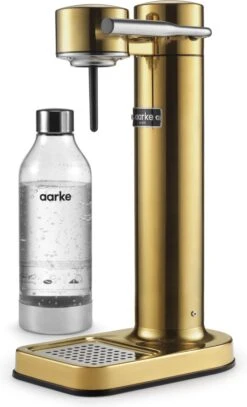 AARKE Carbonator II Soda Maker - Dessalinisateur - Acier Inoxydable - Laiton