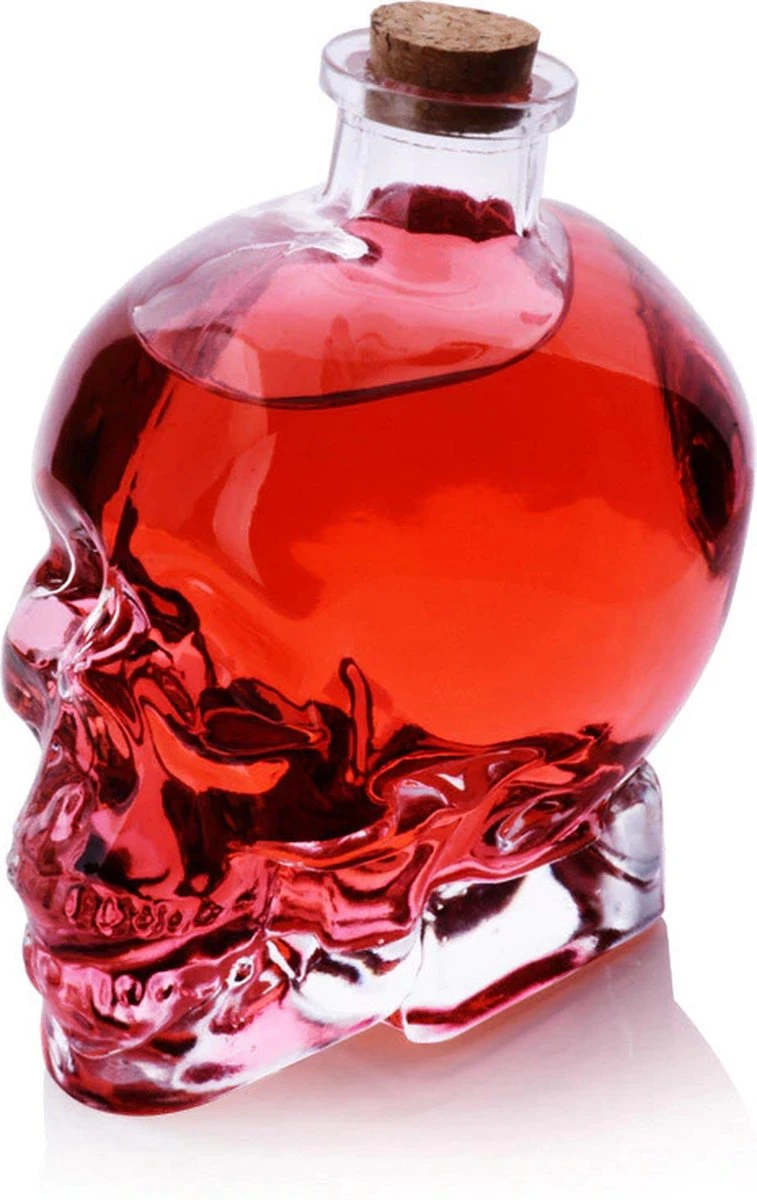 Bouteille Skull 750ml Skull Avec Bouchon 2 Bouteille Skull 750ml Skull Avec Bouchon – Image 2