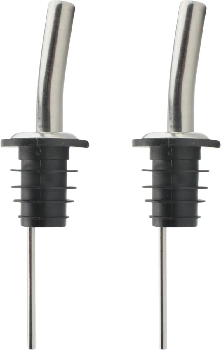 Veluw Boisson Verseur Boisson - Becs Verseurs Professionnels - Bouchon Verseur En Acier Inoxydable à Débit Rapide (2 Pièces) 1 Veluw Boisson Verseur Boisson - Becs Verseurs Professionnels - Bouchon Verseur En Acier Inoxydable à Débit Rapide (2 Pièces)