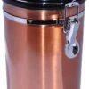 KoffieCanners De Rangement Pour Café Hermétique Avec échappement De CO2 Pour 1000 Grammes - Boîte à Café En Koper