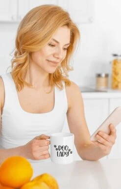 Tasse En Céramique Pour Chien, Tasses Mignonnes, Style Unique Pour Les Amoureux Des Chiens, Tasses-cadeaux Pour Les Propriétaires De Chiens, Tasses En Céramique, D015-051W, 11 Oz,