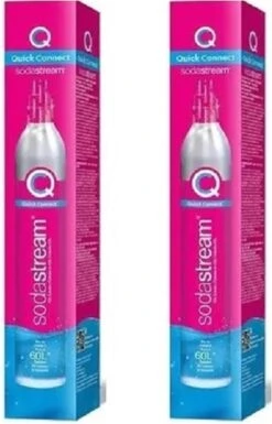 SodaStream Quick Connect CO2 Rose Cylindre - Pack Discount 2 Pièces