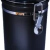 KoffieCanners De Rangement Pour Café Hermétique Avec Échappement CO2 Pour 1000 Grammes - Boîte à Café Noir Mat