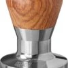 Expresso écarlate | Tamper "Passion" Pour Barista; Avec Poignée Ergonomique En PVC Ou En Bois Précieux De Votre Choix Et Base En Acier Inoxydable De Précision. Palissandre 53 Mm