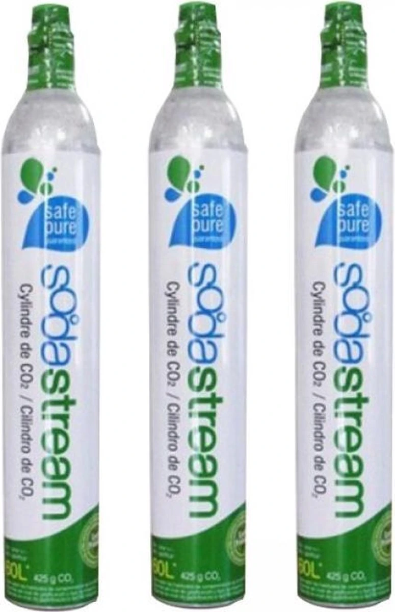 Sodastream Co2 3pcs Bouteille De Gaz De Rechange 2 Sodastream Co2 3pcs Bouteille De Gaz De Rechange – Image 2