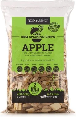 Rosmarino Blacksmith 4-pack Copeaux De Fumée - Pomme - Accessoires BBQ - Bois De Fumage - Snippers De Bois - Barbecue - 4x 500 Grammes -Cuisine Fournitures Magasin 775x1200 6