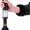 Ouvre-bouteille électrique Veex - Tire-bouchon - Ouvre-bouteille Automatique - Avec Coupe-papier - Noir