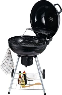 Outsunny Gril Chariot Charbon De Bois Pique-nique Gril Barbecue Avec Récupérateur De Cendres Métal Rond 846-021 17 Outsunny Gril Chariot Charbon De Bois Pique-nique Gril Barbecue Avec Récupérateur De Cendres Métal Rond 846-021 -Cuisine Fournitures Magasin 788x1200