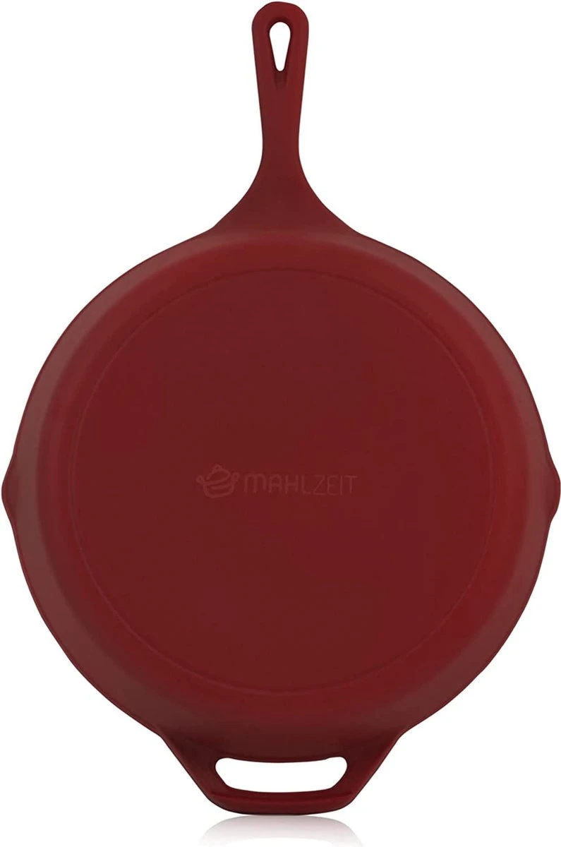 Mahlzeit Poêle En Fonte Avec Couvercle émaillé, Ø 29,5 Cm, Dark Cherry, Cocotte à Deux Becs, Couvercle De Poêle à Griller, Poêle Universelle, Poêle En Fonte, Cocotte Avec Couvercle, Rebord Haut, Casseroles 2 Mahlzeit Poêle En Fonte Avec Couvercle émaillé, Ø 29,5 Cm, Dark Cherry, Cocotte à Deux Becs, Couvercle De Poêle à Griller, Poêle Universelle, Poêle En Fonte, Cocotte Avec Couvercle, Rebord Haut, Casseroles – Image 2