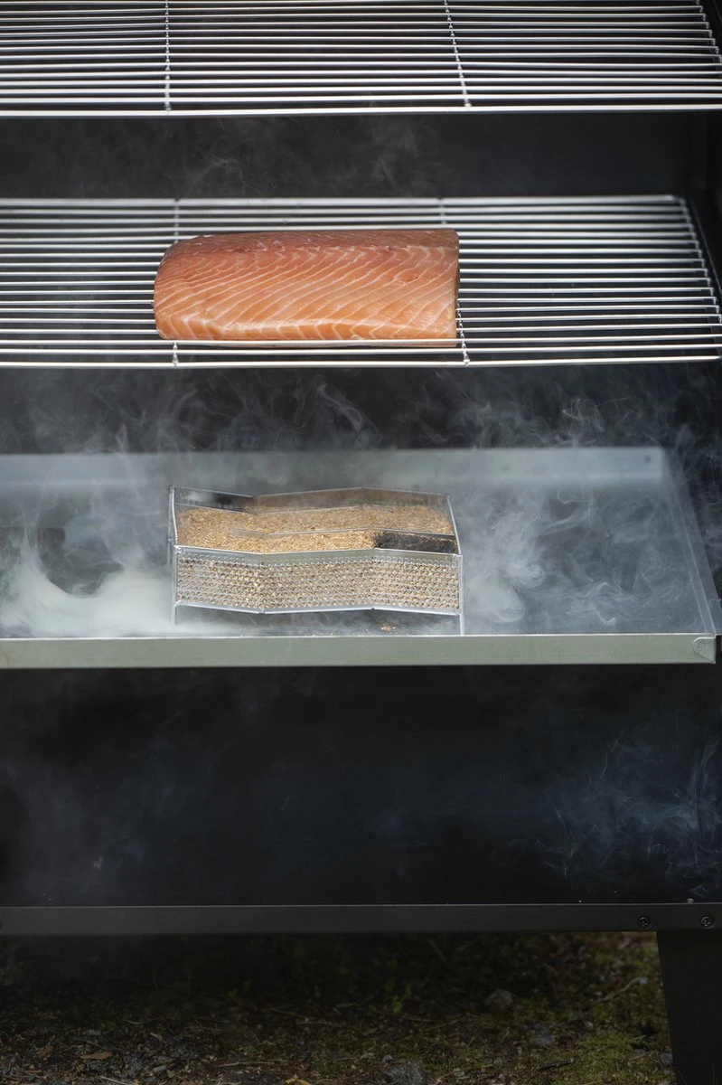 Mustang Cold Smoke Generator Deluxe - Smokerbox - 4-8 Heures De Fumage à Froid - Acier Inoxydable 3 Mustang Cold Smoke Generator Deluxe - Smokerbox - 4-8 Heures De Fumage à Froid - Acier Inoxydable – Image 3