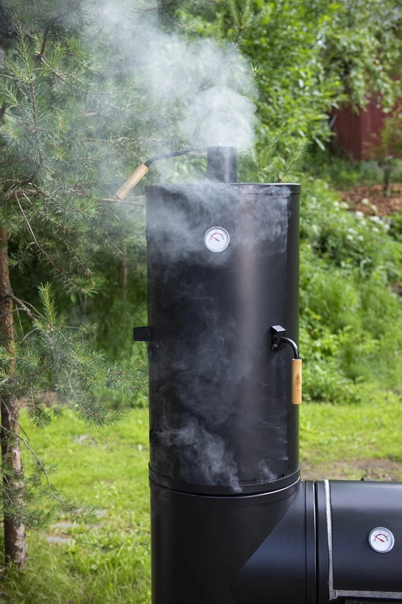 Mustang Fumoir Déporté Georgia XXL - Fumoir - FumoirBarbecue - Barbecue - Bois - Charbon De Bois - Fil D'acier émaillé épais - XXL - 119 KG ! - 175x70x192cm 7 Mustang Fumoir Déporté Georgia XXL - Fumoir - FumoirBarbecue - Barbecue - Bois - Charbon De Bois - Fil D'acier émaillé épais - XXL - 119 KG ! - 175x70x192cm – Image 7