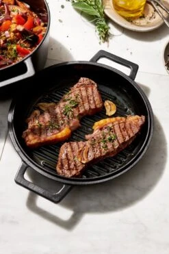 Boretti Solido 26 Cm Avec Couvercle Grill En Fonte - Tous Feux -Cuisine Fournitures Magasin 800x1200 100