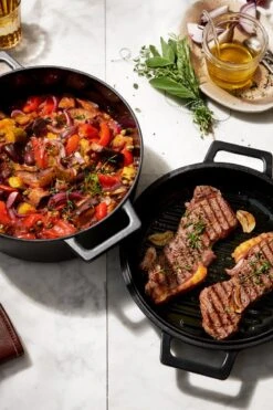 Boretti Solido 26 Cm Avec Couvercle Grill En Fonte - Tous Feux -Cuisine Fournitures Magasin 800x1200 101