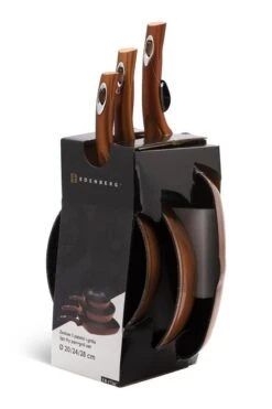 Edënbërg Copper Line - Casseroles De Luxe - Set - 2 X Poêle à Frire Haute + Poêle à Griller - Revêtement Antiadhésif 3 Couches -Cuisine Fournitures Magasin 800x1200 14