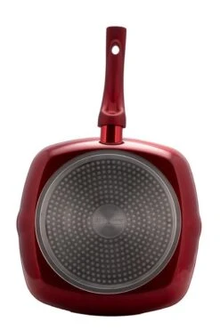 Edënbërg Red Line - Casseroles De Luxe - Set - 2 X Poêle à Frire Surélevée + Poêle à Griller - Revêtement Antiadhésif 3 Couches - Rouge -Cuisine Fournitures Magasin 800x1200 15