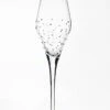 Verres à Champagne En Cristal 215 Ml - Avec Pierres Swarovski - Set De 2 Pièces - Option Extra Avec Gravure - Cadeau De Mariage
