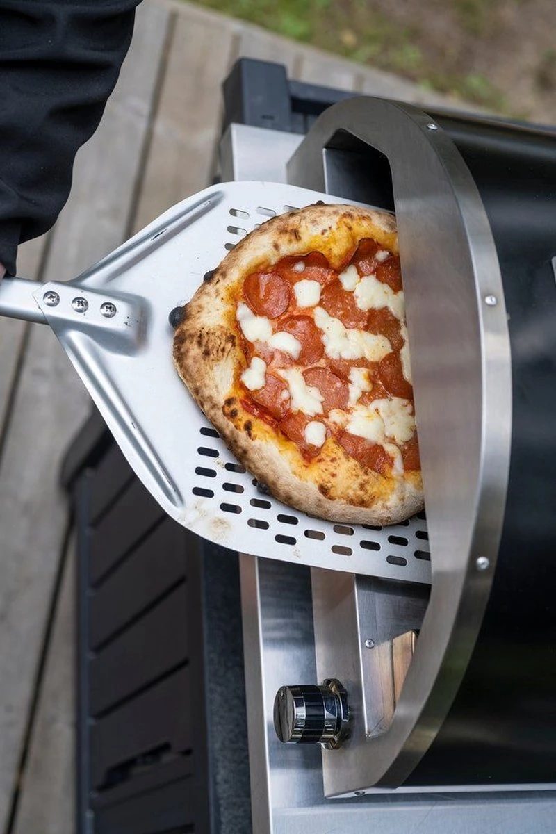 Four à Pizza Au Gaz Mustang Vomero 16'' - Puissance Du Brander 5,6 KW - 15,5 Kg - Surface De Cuisson 40,5 X 40,5 X 2 Cm 3 Four à Pizza Au Gaz Mustang Vomero 16'' - Puissance Du Brander 5,6 KW - 15,5 Kg - Surface De Cuisson 40,5 X 40,5 X 2 Cm – Image 3