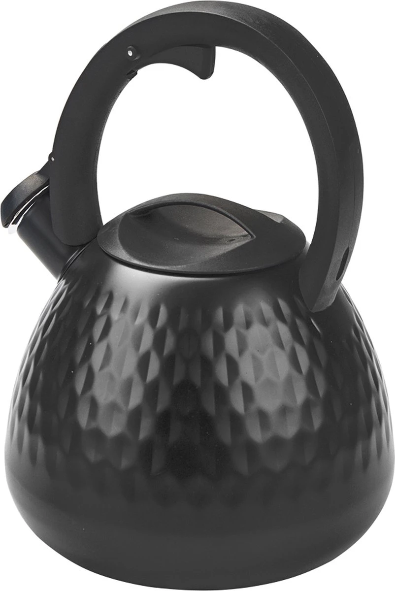 Bouilloire à Sifflet En Acier Inoxydable Altom Design 2,7L - Bouilloire à Sifflet Design Rétro - Convient à L'induction - Convient à Toutes Les Sources De Chaleur - Zwart 2 Bouilloire à Sifflet En Acier Inoxydable Altom Design 2,7L - Bouilloire à Sifflet Design Rétro - Convient à L'induction - Convient à Toutes Les Sources De Chaleur - Zwart – Image 2