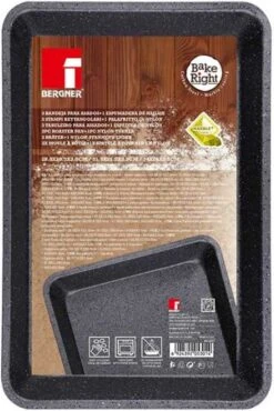 Ensemble De Poêle à Rôtir Luxe Bergner D'Oneiro - Avec Spatule - Cuisson - Salle à Manger - Cuisine - Poêle - Induction - Gaz - Casseroles - Poêles -Cuisine Fournitures Magasin 802x1200 4