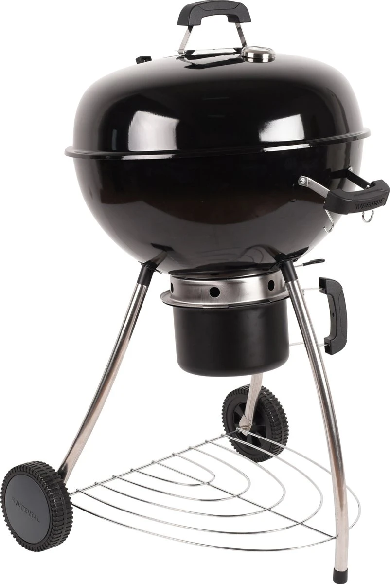 NATERIAL - Barbecue à Charbon PHOENIX BETA - 8 Personnes - Ø 57 Cm - H. 108 Cm - Acier émaillé - Zwart - Barbecue Boule 1 NATERIAL - Barbecue à Charbon PHOENIX BETA - 8 Personnes - Ø 57 Cm - H. 108 Cm - Acier émaillé - Zwart - Barbecue Boule