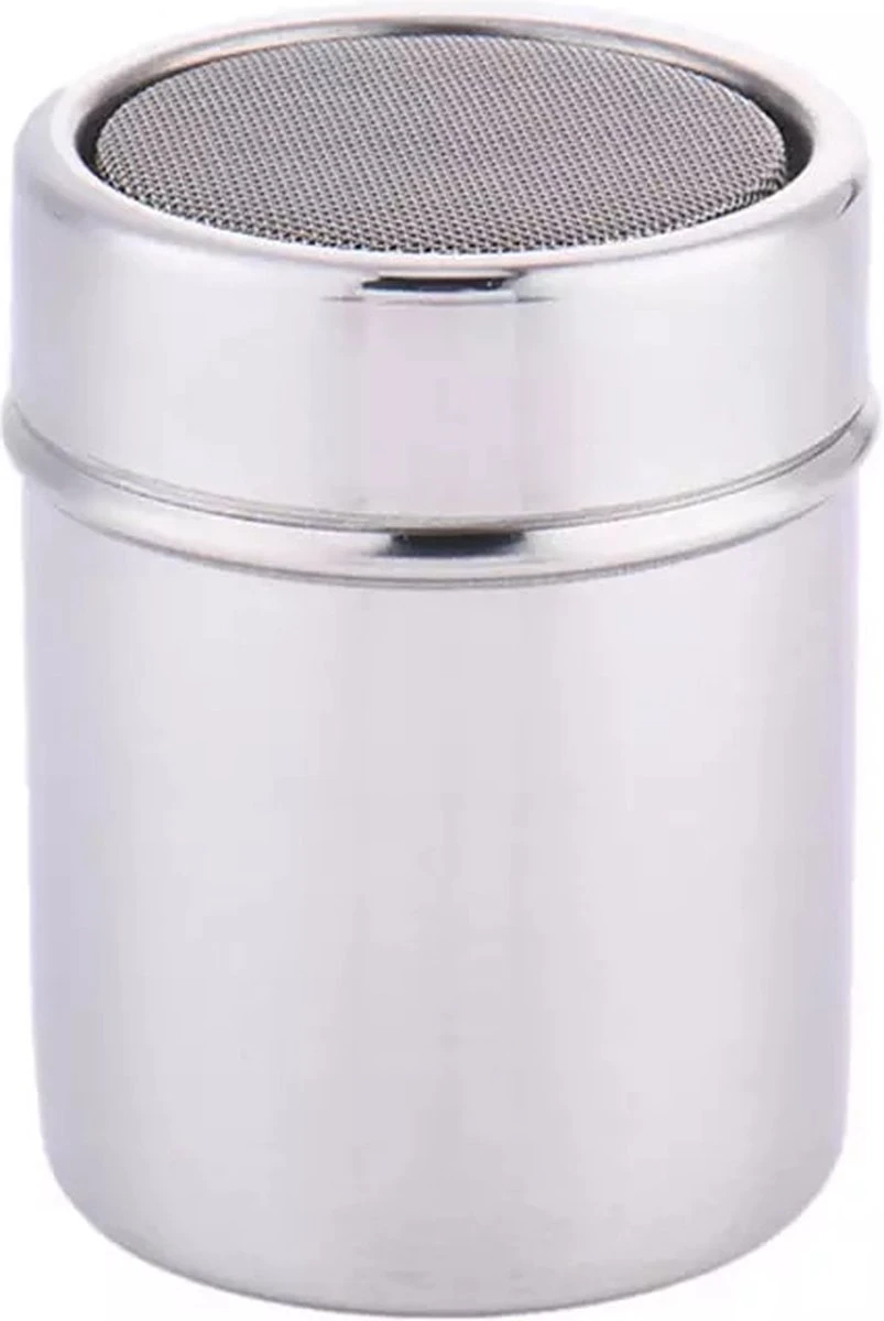 Épandeur De Poudre De Cacao VSE Avec Tamis Fin - Arrosoir - 5 X 7 Cm - Acier Inoxydable Argenté 5 Épandeur De Poudre De Cacao VSE Avec Tamis Fin - Arrosoir - 5 X 7 Cm - Acier Inoxydable Argenté – Image 5