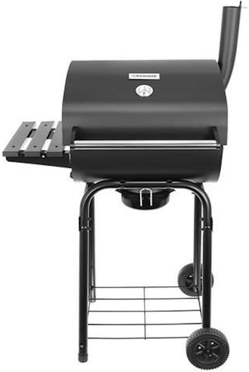 EASTWALL Charcoal Grill Barbecue - Barbecue Avec Table D'appoint - Barbecue à Charbon Mobile - Incl. Outils Et Ventilateur Pour Barbecue - 49x80x120 Cm - Acier Inoxydable - Noir 1 EASTWALL Charcoal Grill Barbecue - Barbecue Avec Table D'appoint - Barbecue à Charbon Mobile - Incl. Outils Et Ventilateur Pour Barbecue - 49x80x120 Cm - Acier Inoxydable - Noir